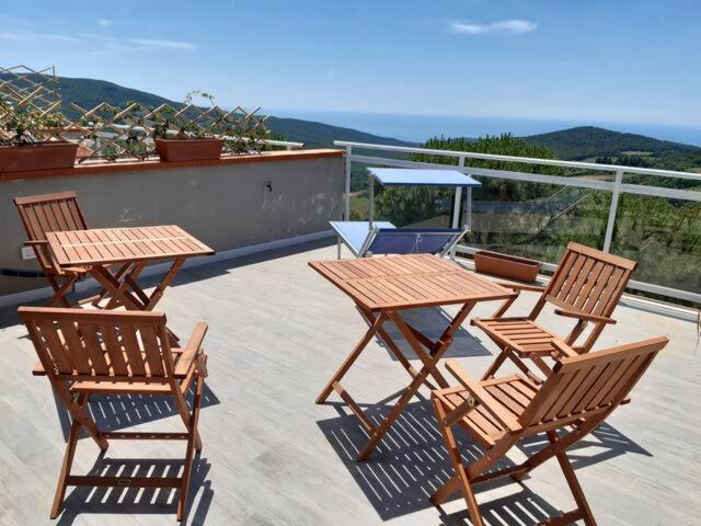 Vista Sulle Isole Dell'Arcipelago Toscano Nibbiaia エクステリア 写真